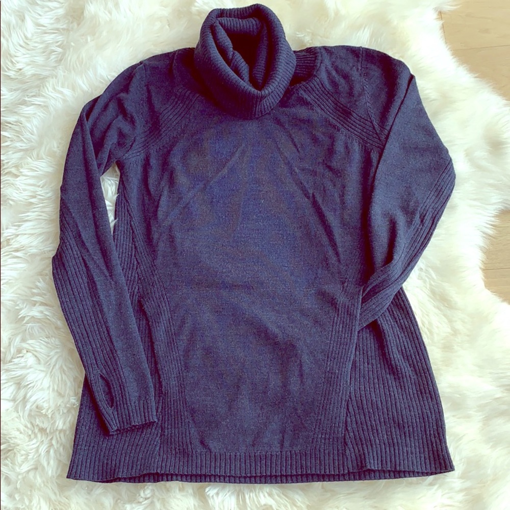 Lululemon cowl neck merino wool sweater